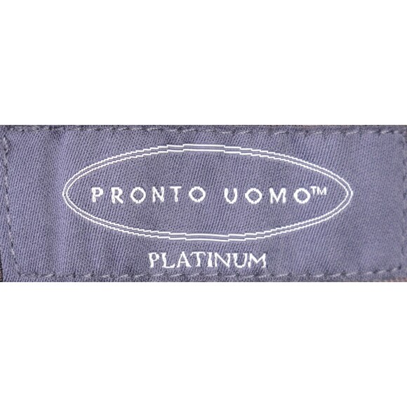 Pronto Uomo Platinum Mens Sport Coat 50R Houndstooth Executive Wool Blazer EUC - Picture 10 of 14